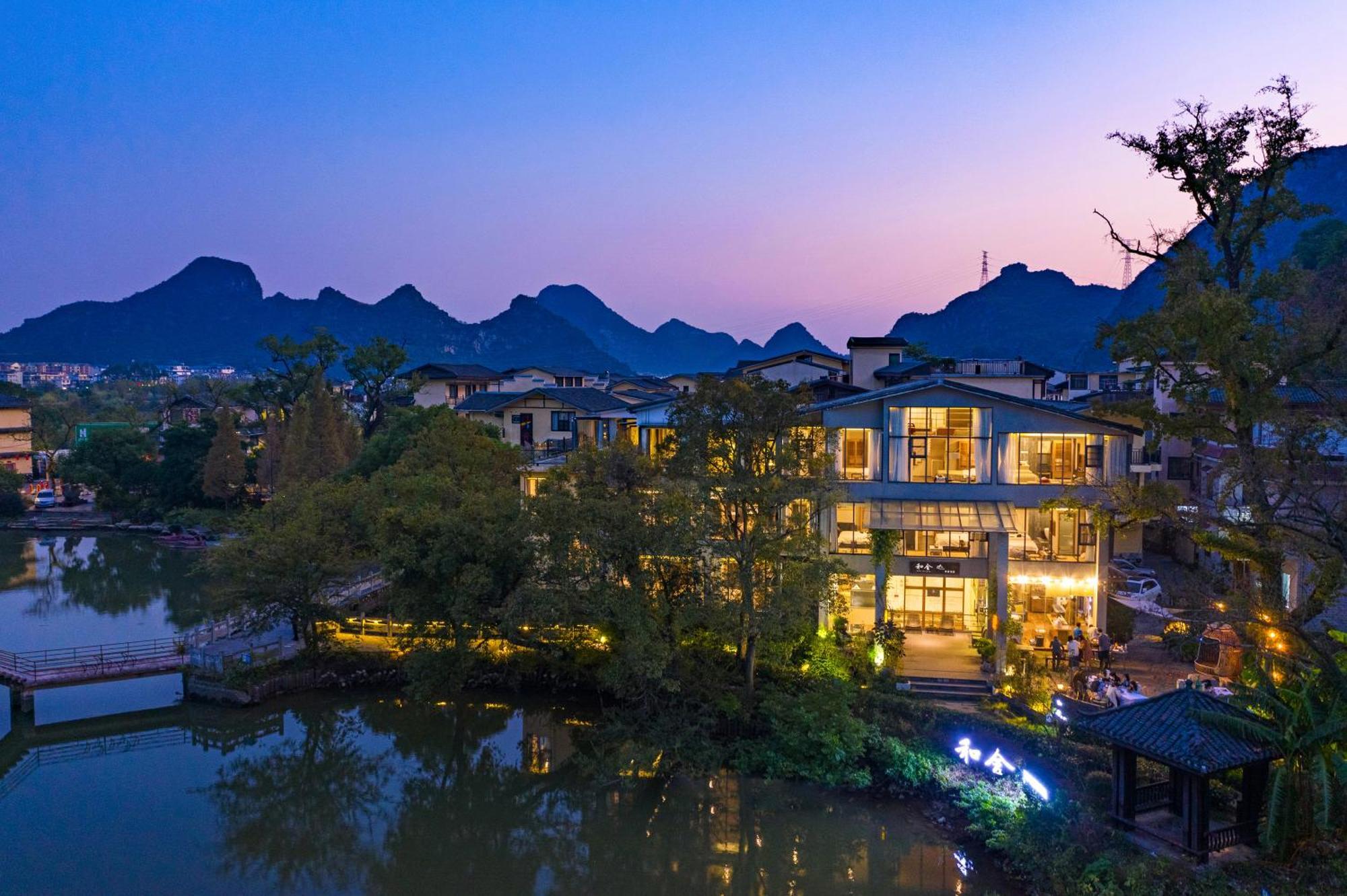 Guilin Heshe Lakeside Resort Kültér fotó